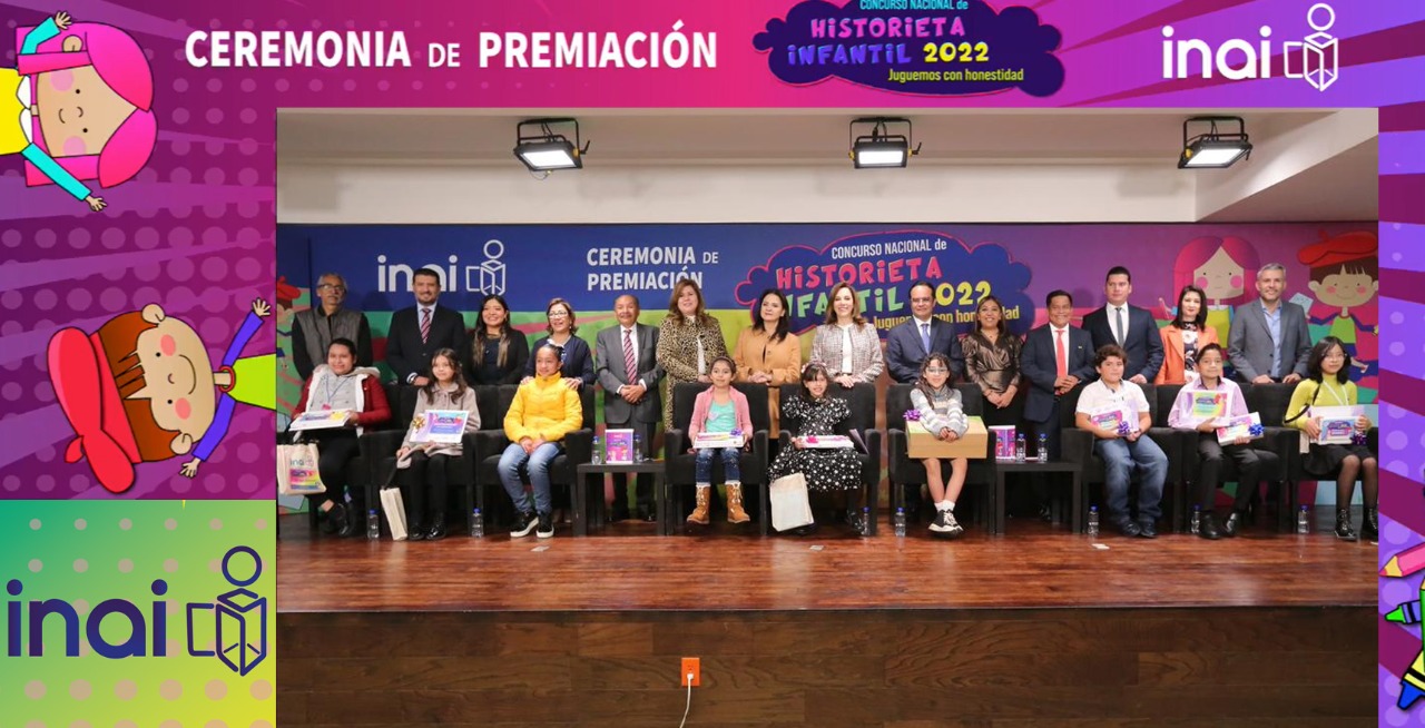 INAI premia a ganadores del Concurso de Historieta Infantil 2022 ...