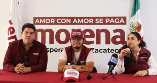 Morena el partido con más intención del voto en Zacatecas