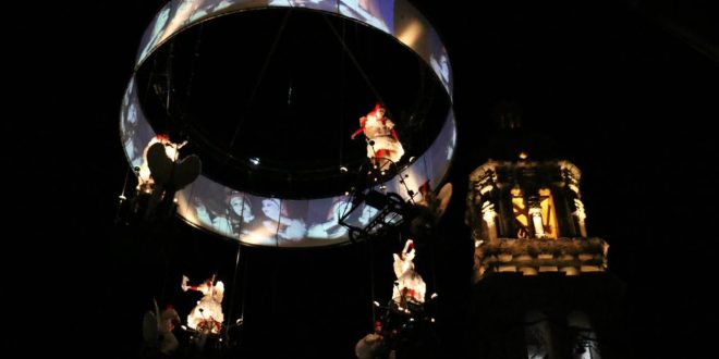 Cielos de teatro y fantasía en el segundo día del Festival Internacional de Teatro de Calle Zacatecas 2025