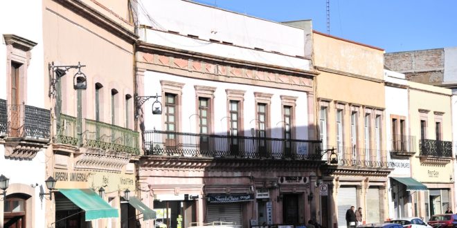 Avanza Gobierno de Zacatecas rehabilitación de fachadas principales del Centro Histórico