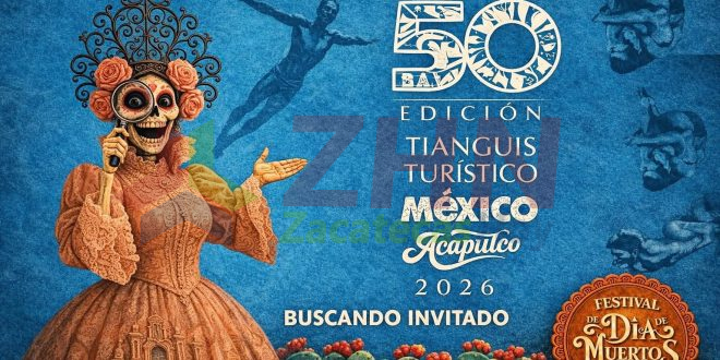 Llevará Zacatecas su Festival de Día de Muertos al Tianguis Turístico México 2026