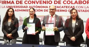 Convenio fortalece vínculos de colaboración entre la UAZ y la Secretaría de Administración del Gobierno del Estado