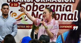 Vero Díaz: La fuerza de la Transformación está en el pueblo; llama a defender la Soberanía Nacional
