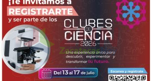 Medicina, IA, Recursos Naturales y más, en los Clubes de Ciencias del Cozcyt
