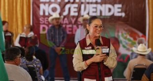 Vero Díaz llama a defender los derechos sociales conquistados por la Cuarta Transformación