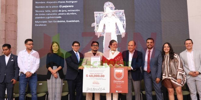Entrega Gobierno de Zacatecas XV Gran Premio Estatal de Arte Popular