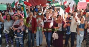 En Cieneguitas, Vero Díaz llama a respaldar a la Presidenta Claudia Sheinbaum y defender la soberanía nacional