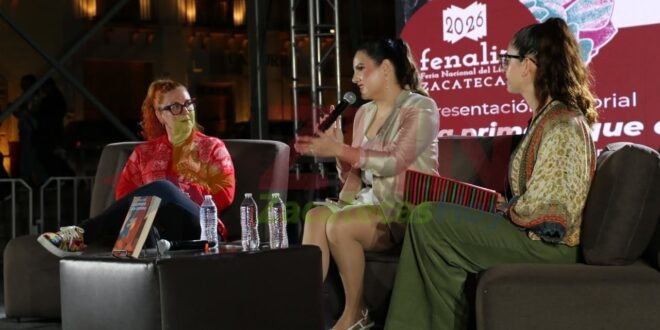 Presenta Ana Francis Mor La primera que camina, en la Feria Nacional del Libro Zacatecas 2026