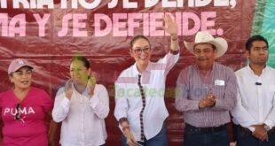 Vero Díaz llama desde Pinos a defender los derechos sociales y la soberanía nacional