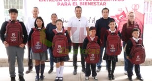Garantiza Educación para el Bienestar útiles y mochilas como derecho para estudiantes de Zacatecas