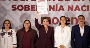 Lorenia Iveth Valles Sampedro, Coordinadora Estatal de la Defensa de la Transformación y la Soberanía Nacional en Sonora